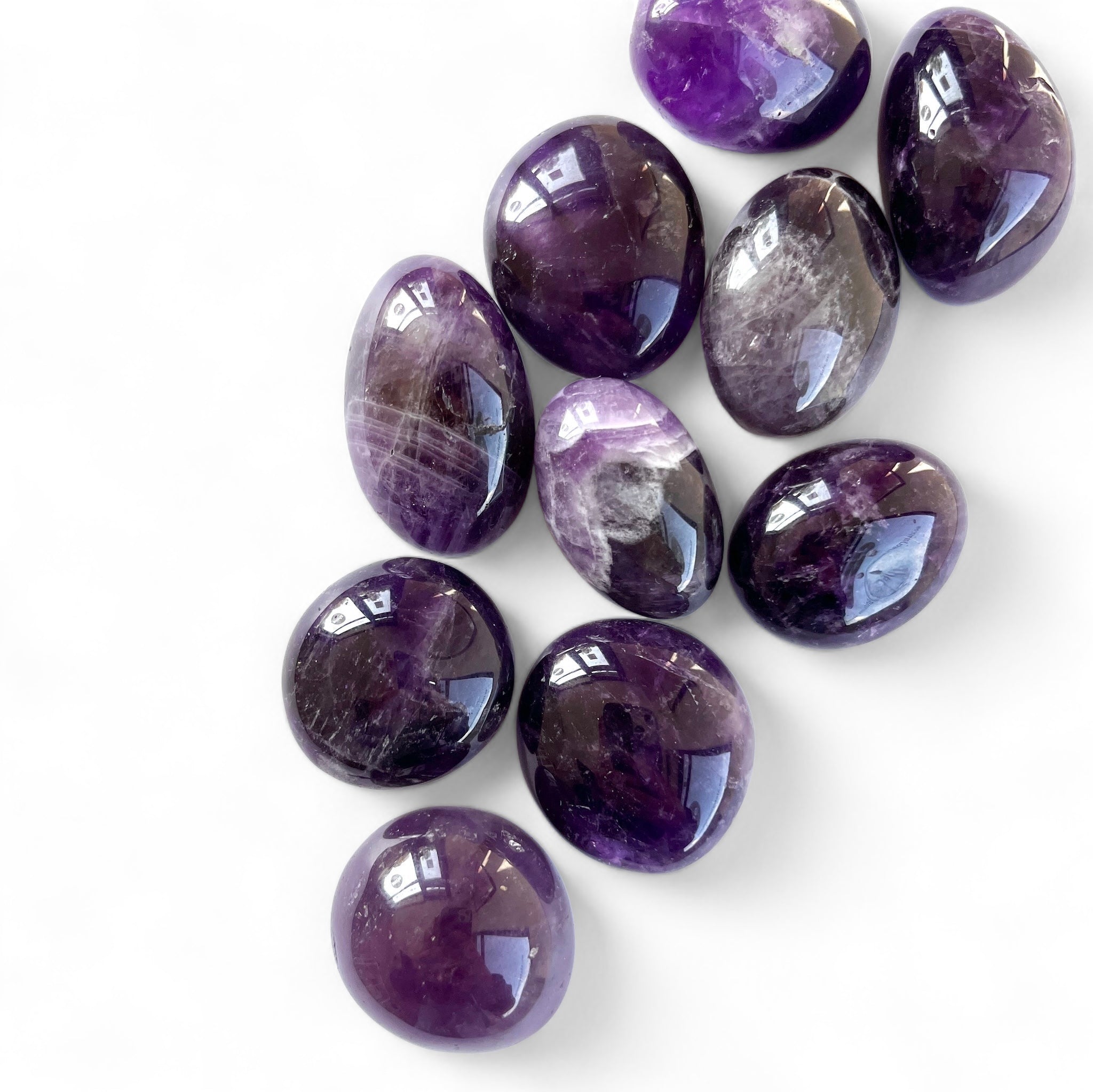 Lila Ametist Cuddle Kristaller