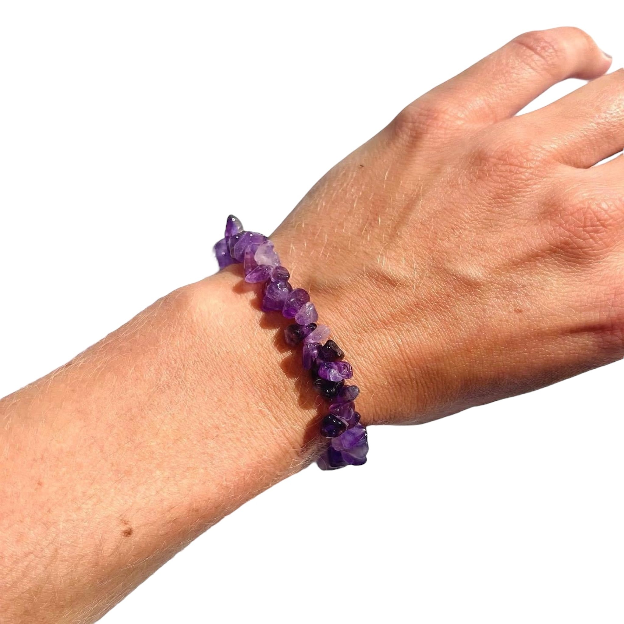 Ametist Kristallarmband