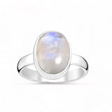 Ring Regnbågsmånsten Kristall Sterling Silver