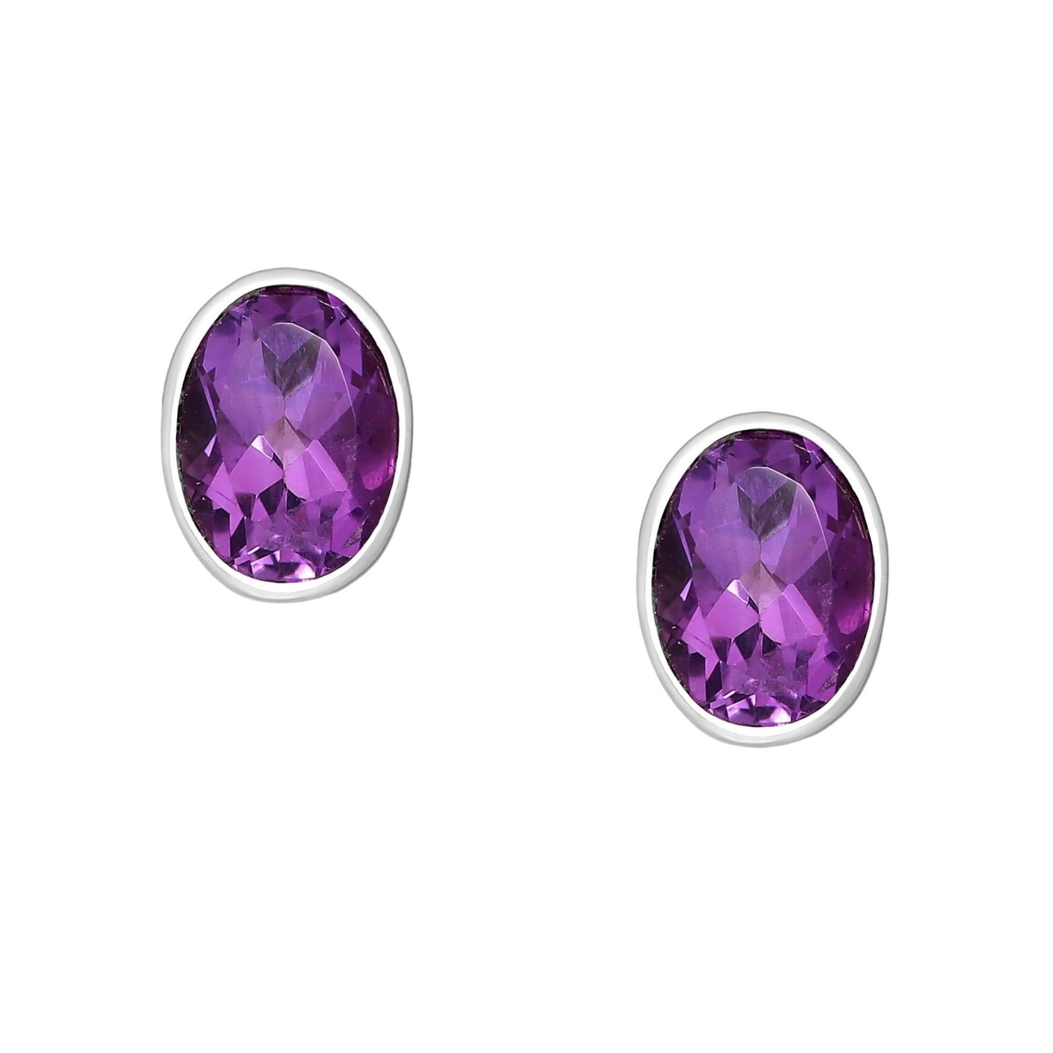 Örhängen Ametist Kristall Sterling Silver 925