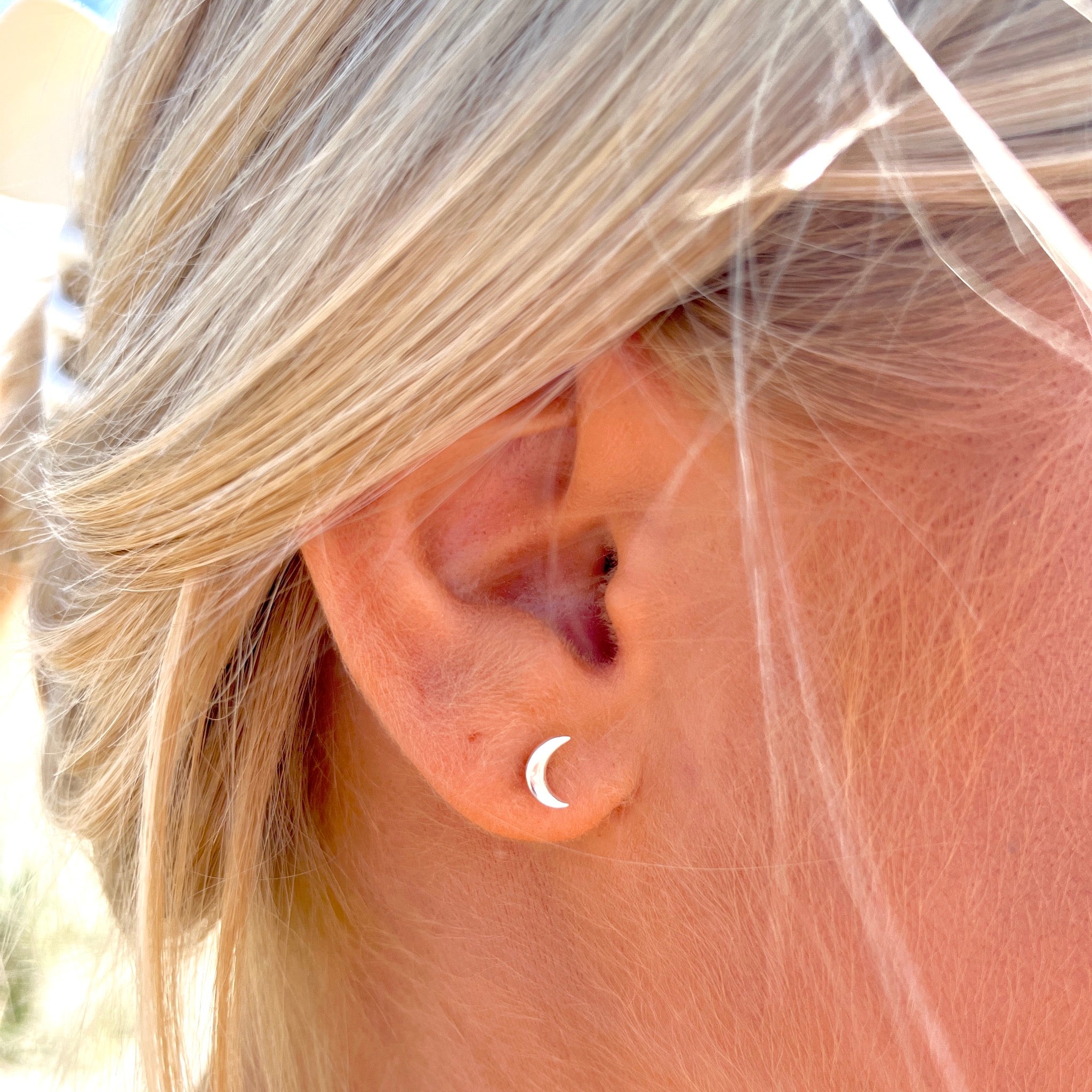 Örhängen Sterling Silver Måne