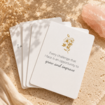 Affirmationskort - Let your soul shine av Shine Crystals 