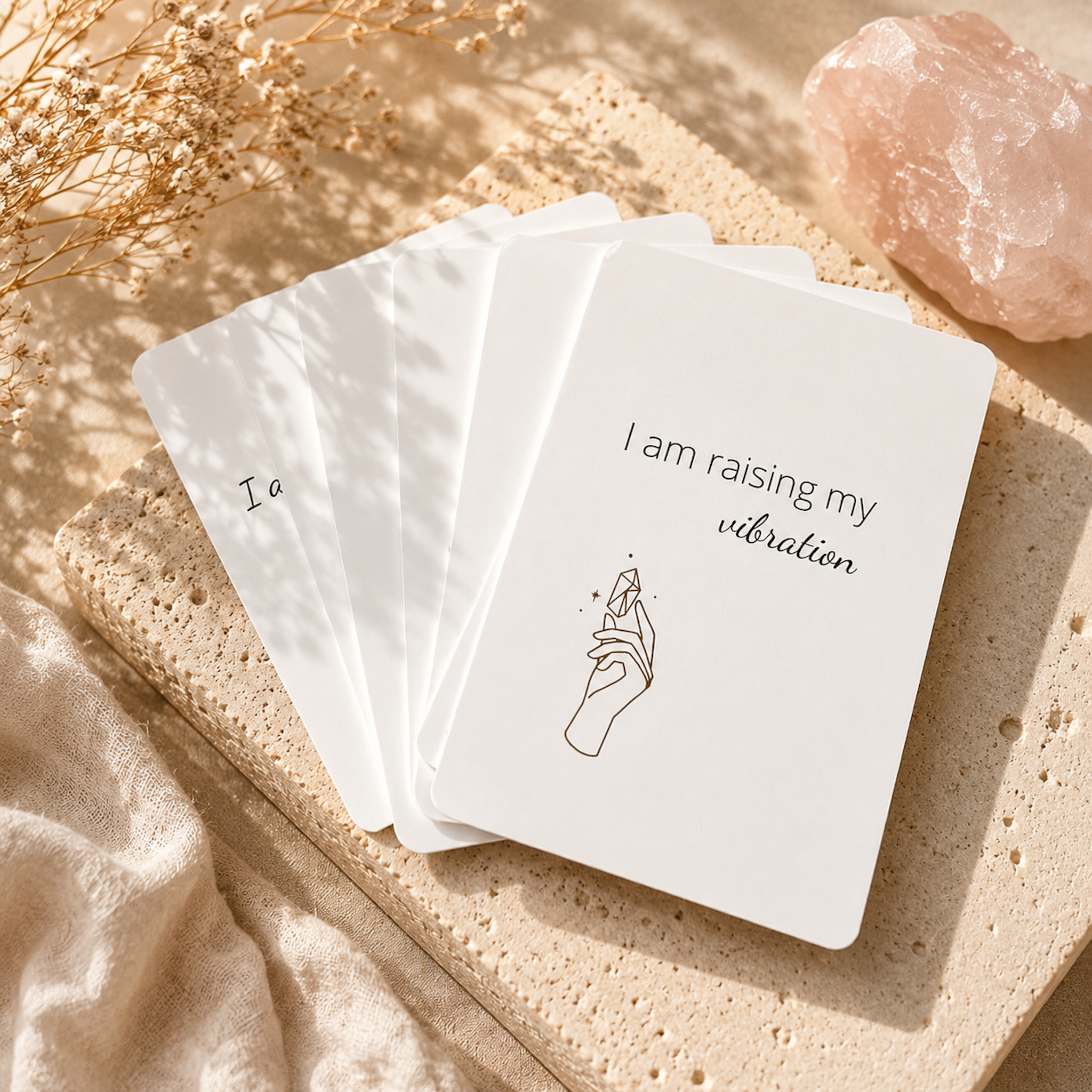 Affirmationskort - Let your soul shine av Shine Crystals 