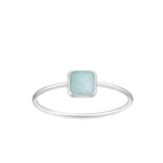 Amazonit Ring Sterling Silver