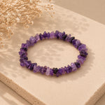 Ametist Kristallarmband