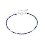 Armband Sodalit Kristall Sterling Silver