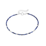 Armband Sodalit Kristall Sterling Silver