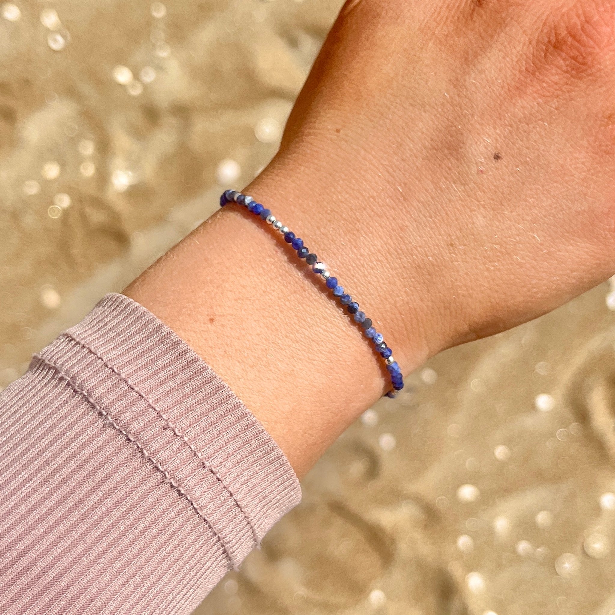 Armband Sodalit Kristall Sterling Silver