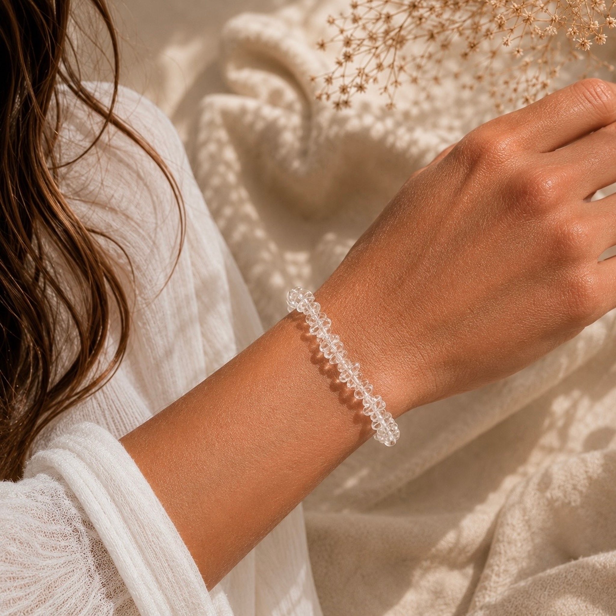 Bergkristall kristallarmband