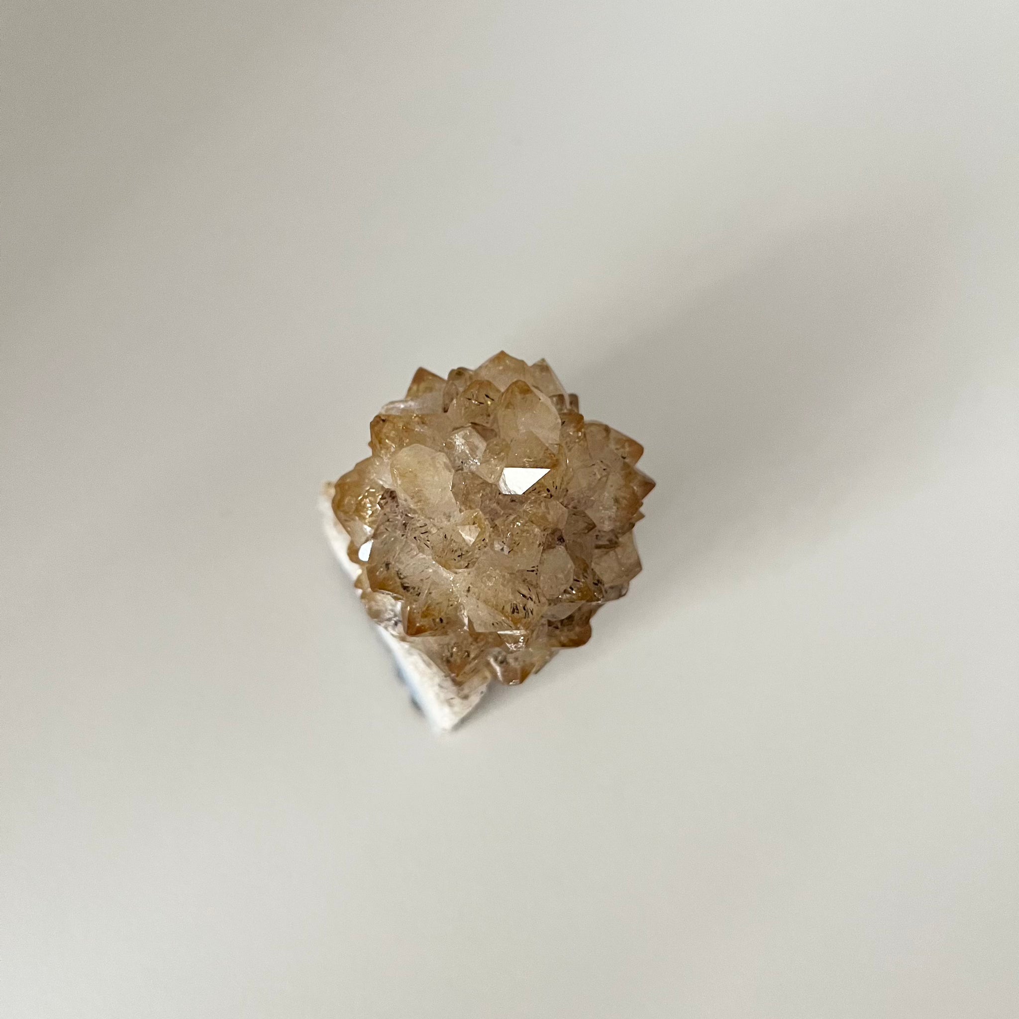 Citrin Kristall Kluster