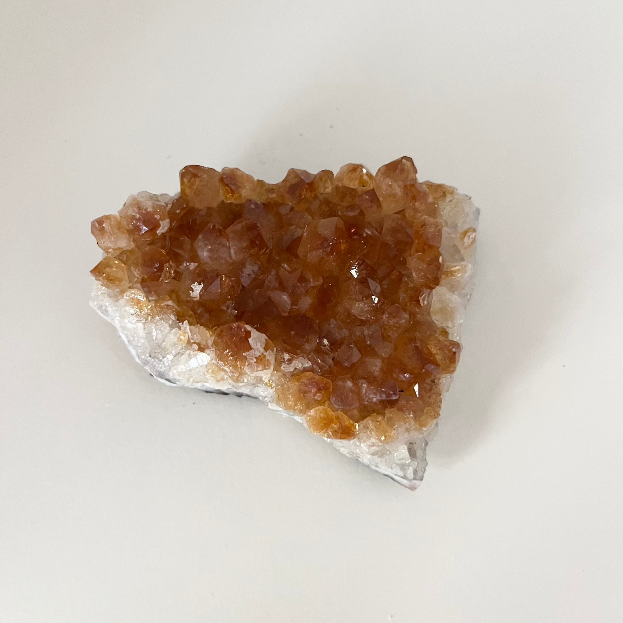 Citrin Kristall Kluster