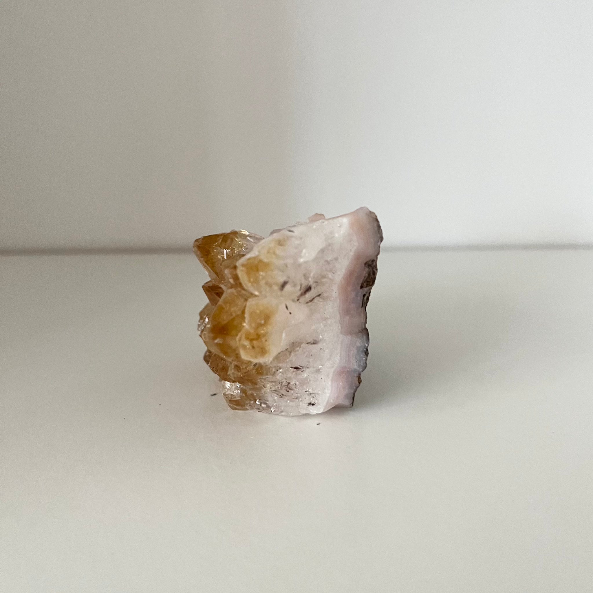 Citrin Kristall Kluster