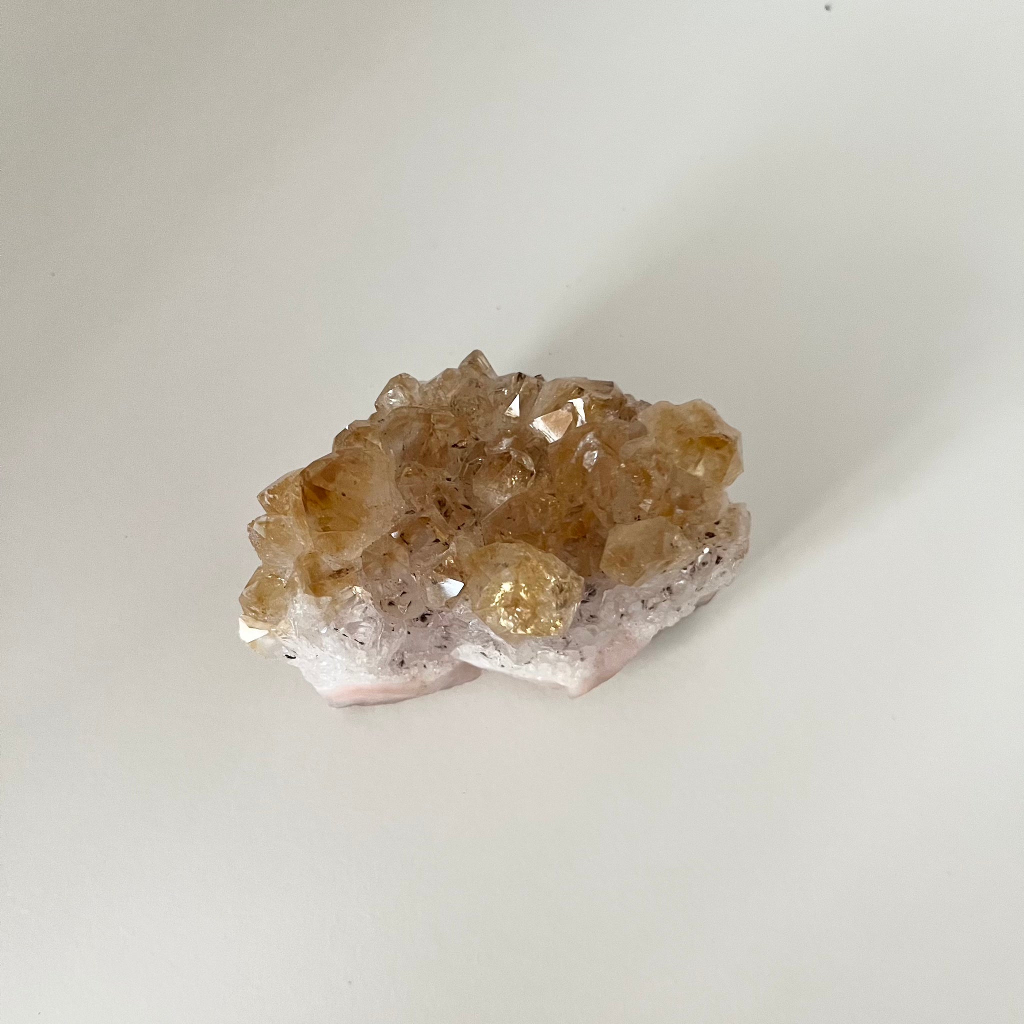 Citrin Kristall Kluster