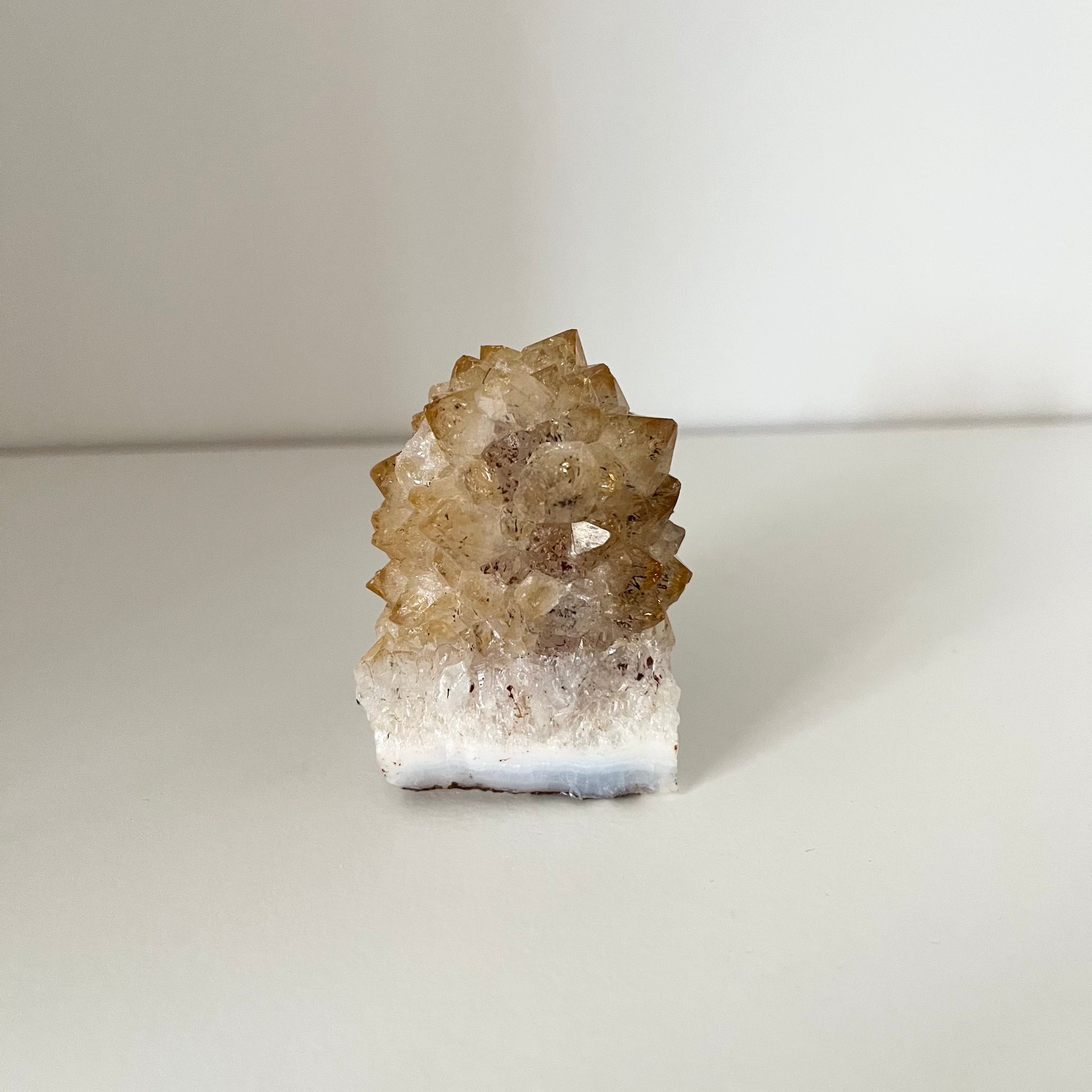 Citrin Kristall Kluster