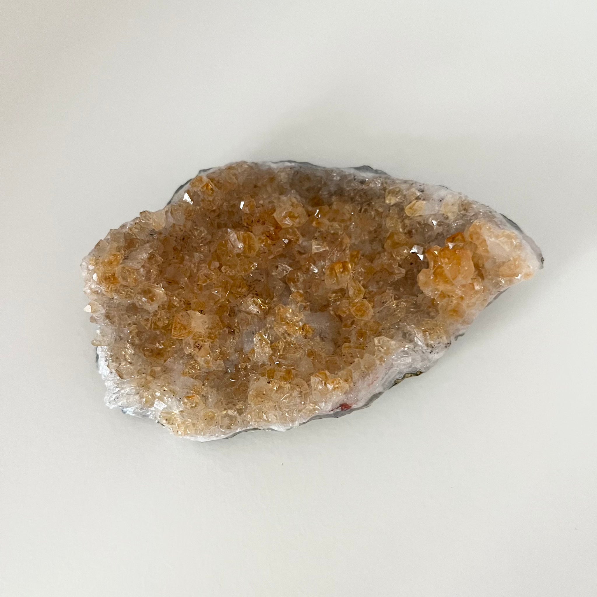 Citrin Kristall Kluster