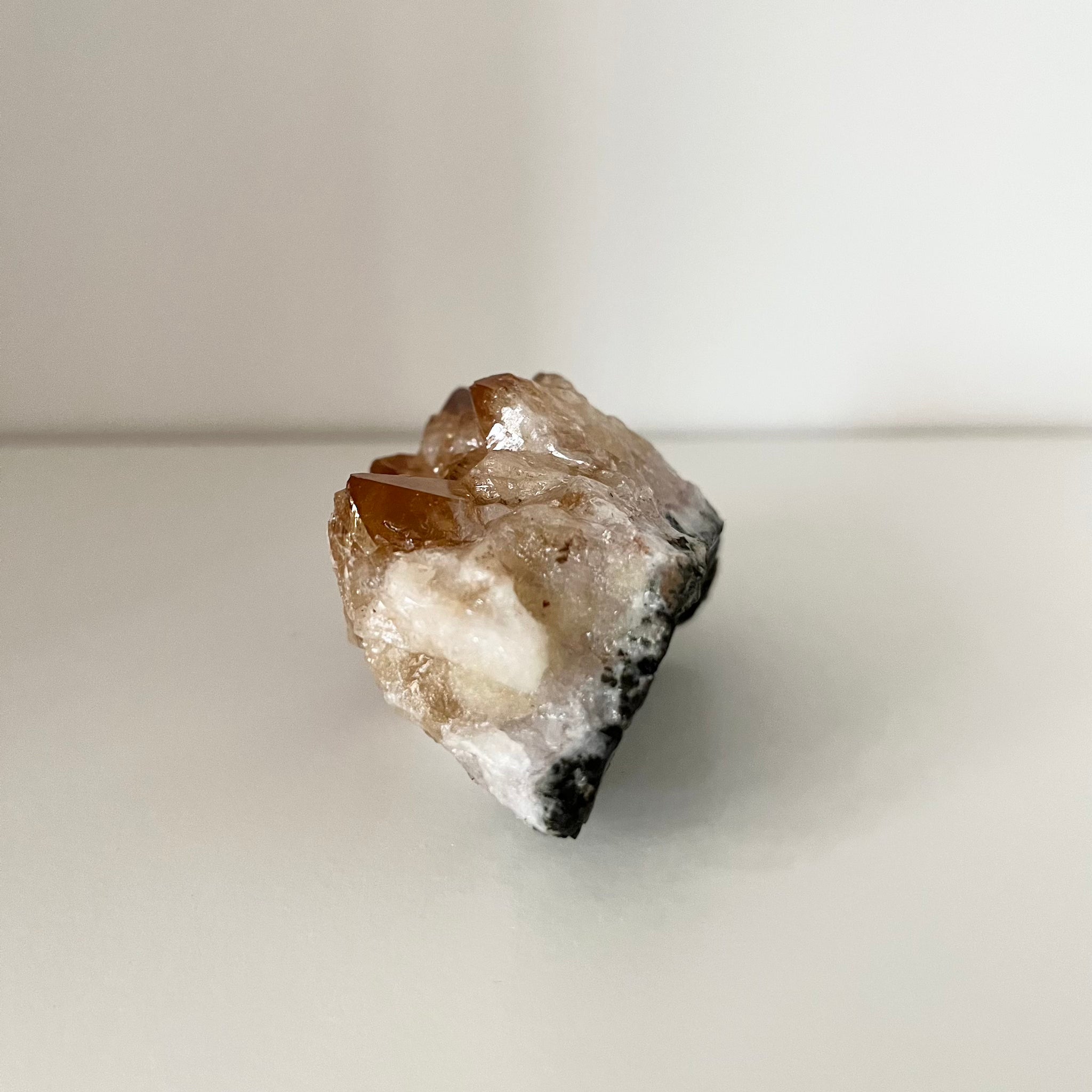 Citrin Kristall Kluster