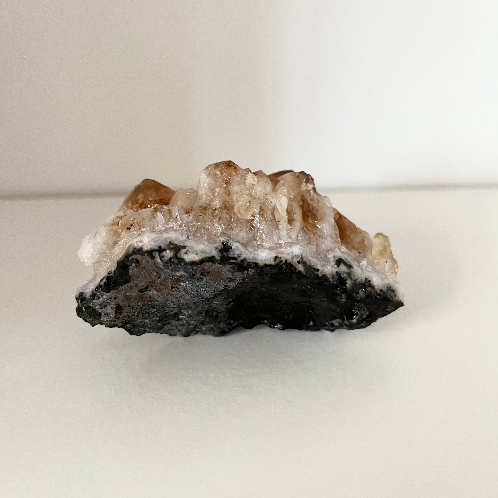 Citrin Kristall Kluster