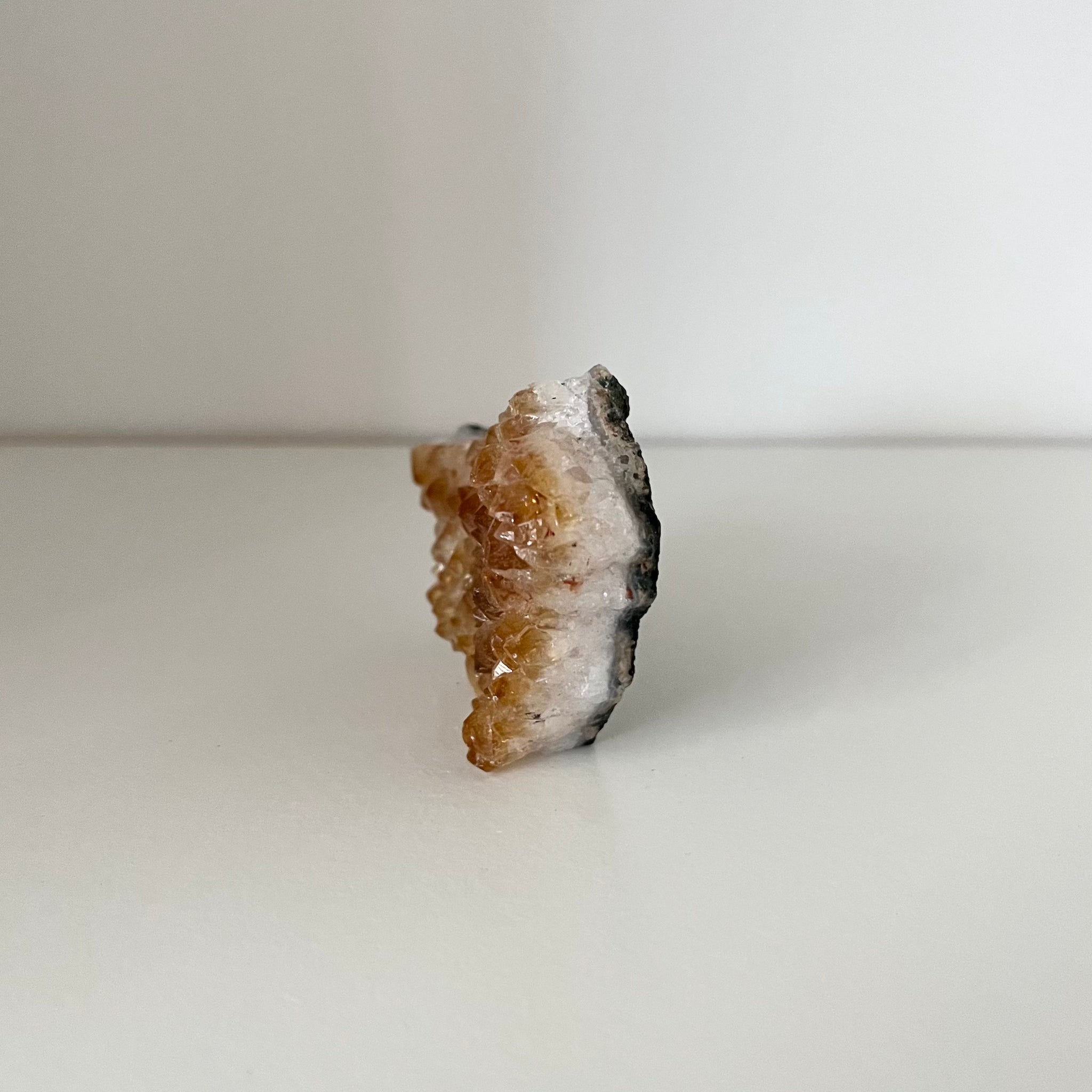 Citrin Kristall Kluster