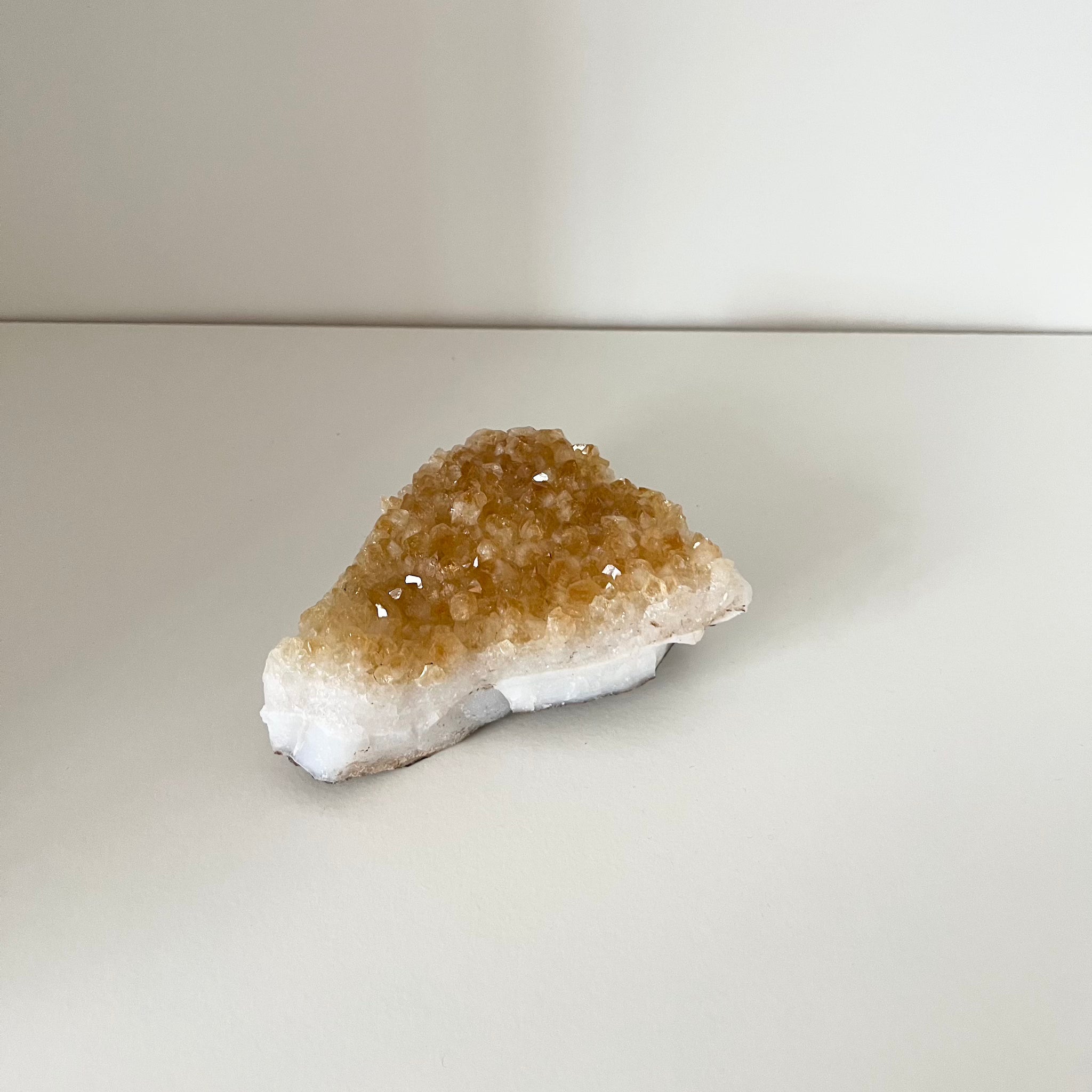 Citrin Kristall Kluster