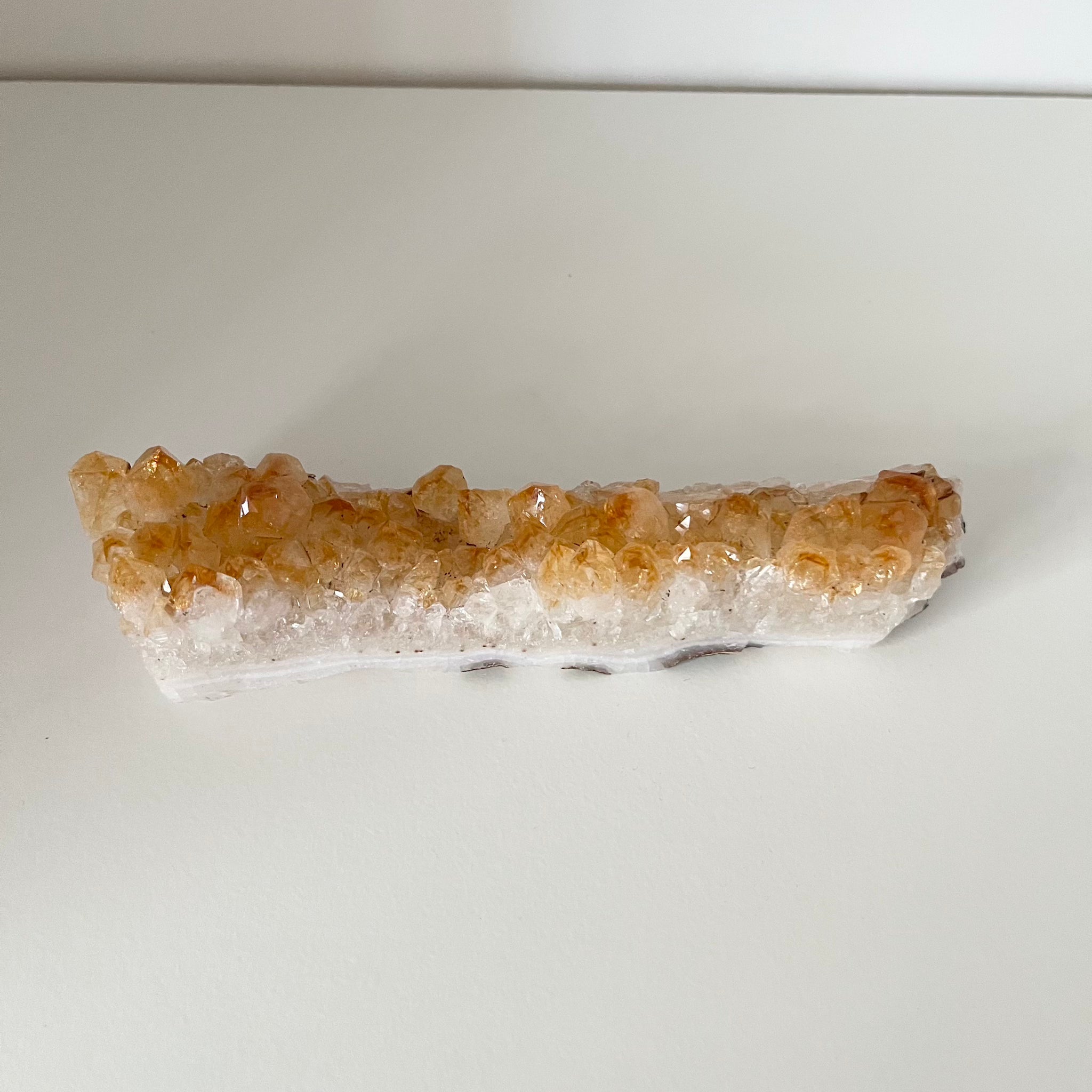 Citrin Kristall Kluster