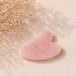 Gua Sha Rosenkvarts Kristall
