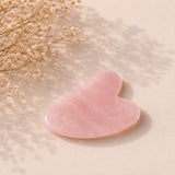 Gua Sha Rosenkvarts Kristall