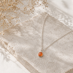 Hänge Karneol Kristall Sterling Silver