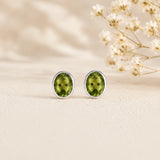 Örhängen Peridot Kristall Sterling Silver