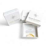 Presentask för kristallsmycken