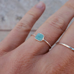 Ring Amazonit Kristall Sterling Silver 