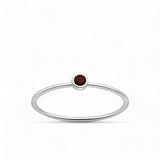 Ring Granat Kristall Sterling Silver