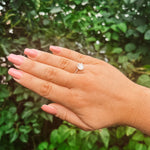Ring Regnbågsmånsten Kristall Sterling Silver 925