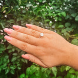 Ring Regnbågsmånsten Kristall Sterling Silver 925