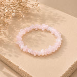 Armband med kristallen Rosenkvarts