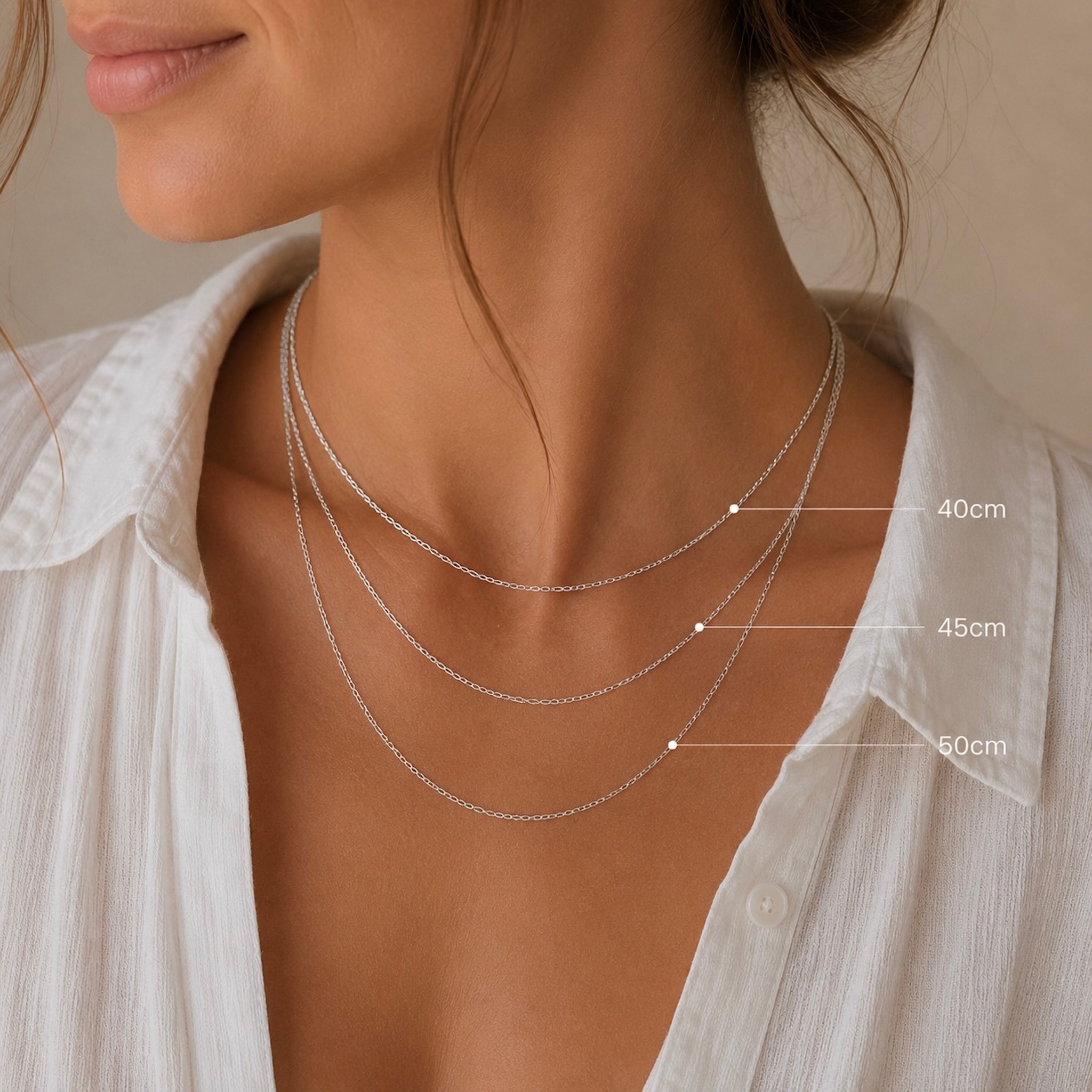 Sterling silver kedja 925