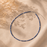 Sodalit kristall halsband sterling silver