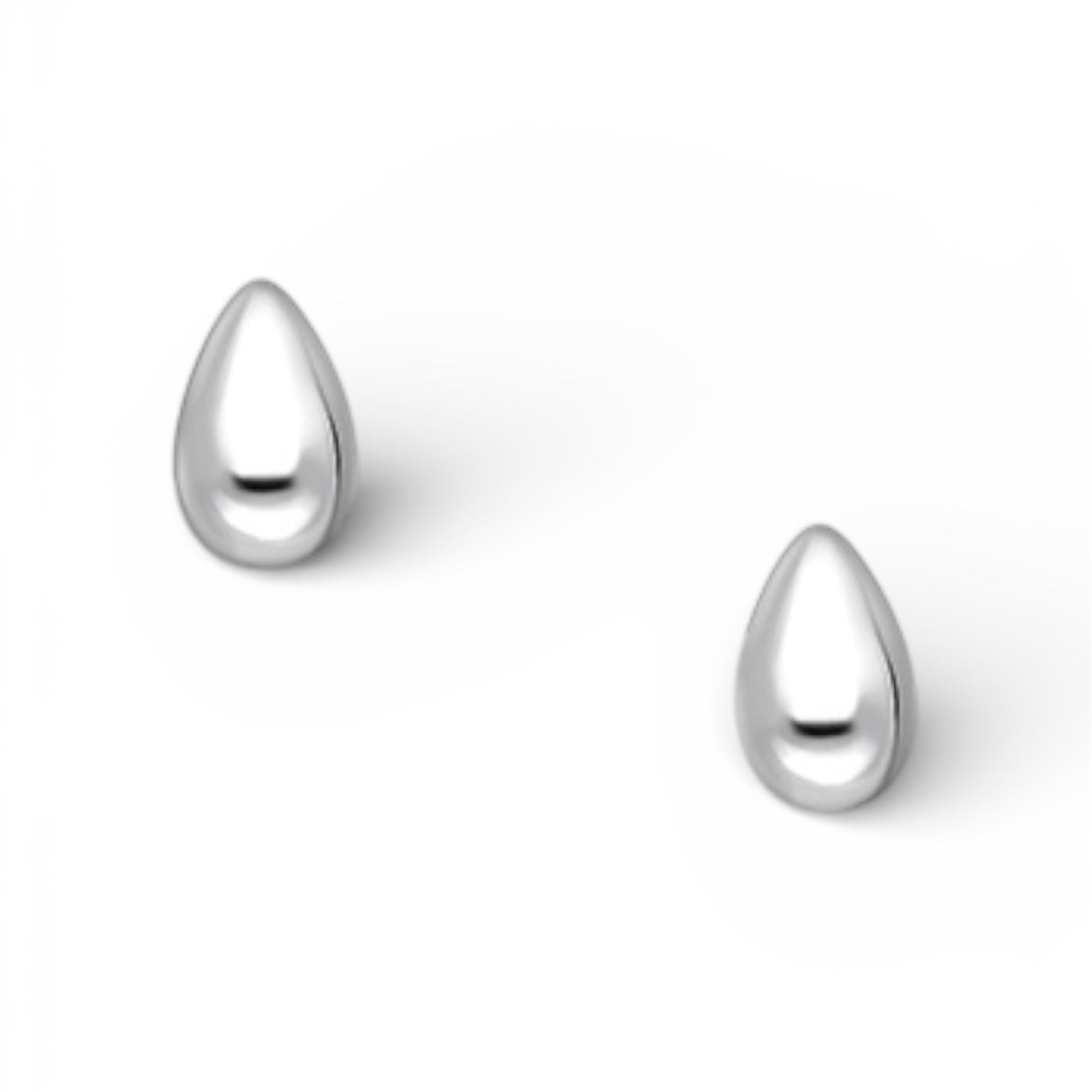 Örhänge sterling silver pärlformad 