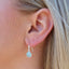 Örhängen Amazonit Kristall Sterling Silver