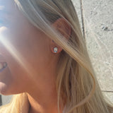 Örhängen Blå Topas Kristall Sterling Silver 925