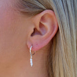 Örhängen Howlit Kristall Sterling Silver