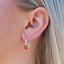 Örhängen Karneol Kristall Sterling Silver 925