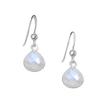 Örhängen Regnbågsmånsten Kristall Sterling Silver
