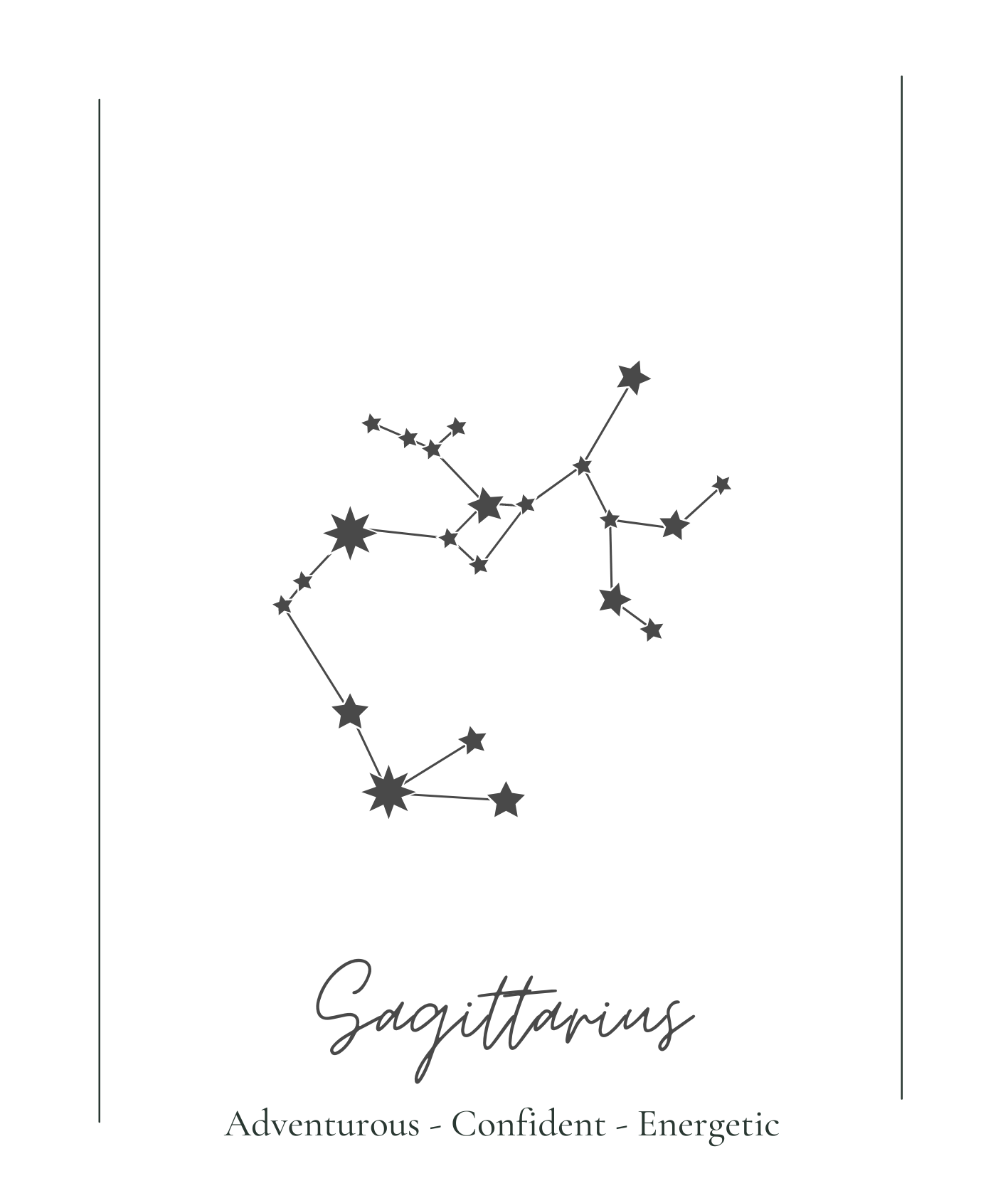 Skytten Stjärntecken Poster